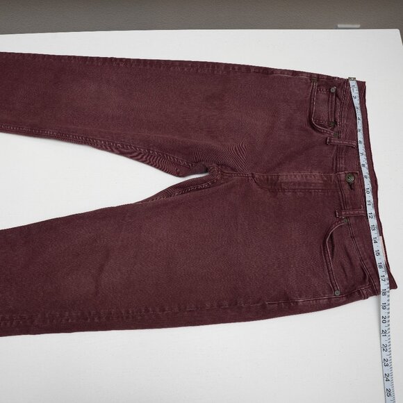 Rag & Bone Red Jeans Slim Fit 2 36x32 - Picture 4 of 4